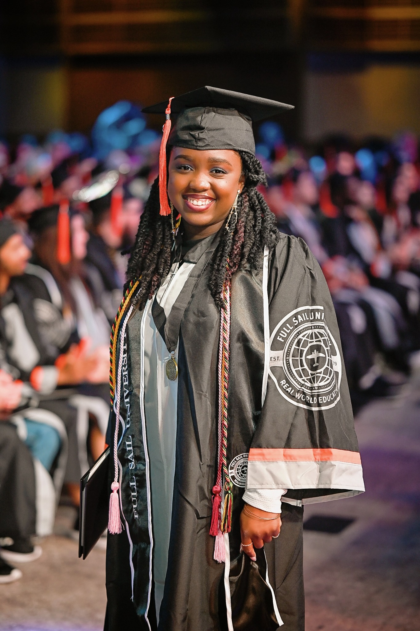 Janell Brown at Full Sail University graduation